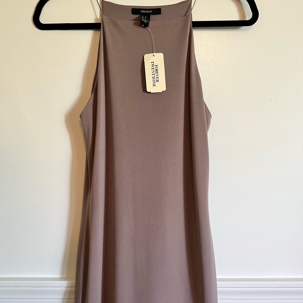 Mocha Body Con Midi Dress